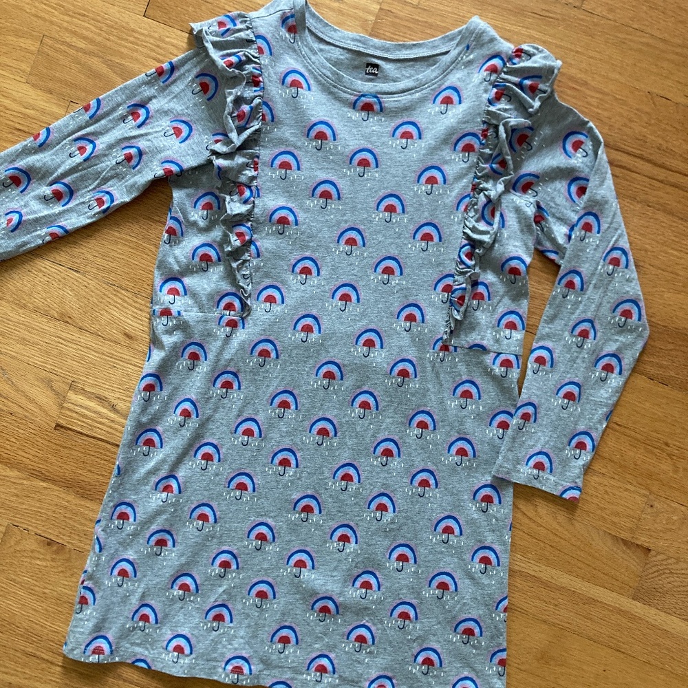 NWOT Girl's Tea Collection Rainbow Dress